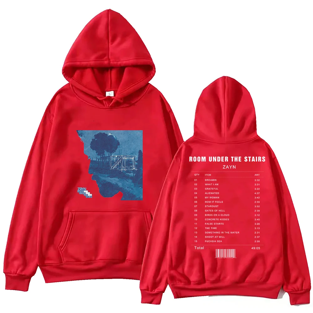 2024 Zayn Album Room Under The Stairs Hoodie Harajuku Pullover Tops Sweatshirt Fans Gift