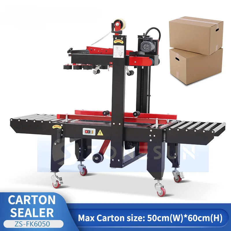 

For ZS-FK6050 Automatic Sealing Device Baler Carton Sealer Adhesive Tape Box Case Both Sides of the Conveyor Package Machine