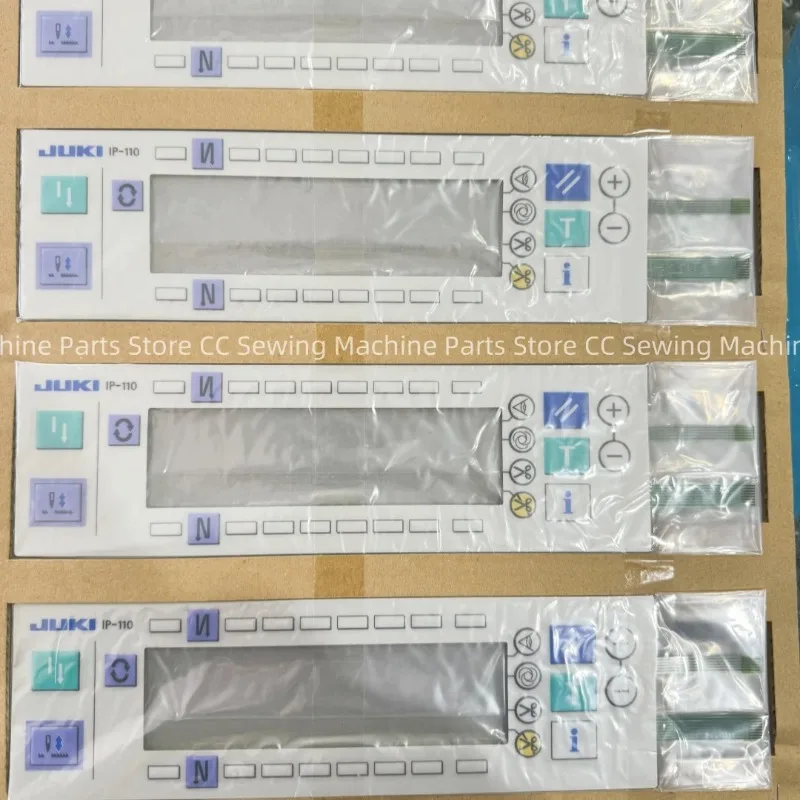 JUKI IP-110 Operation Panel Sheet Board Membrane Electric Control Box Film Keypad Switch Paper Sticker Industrial Sewing Machine