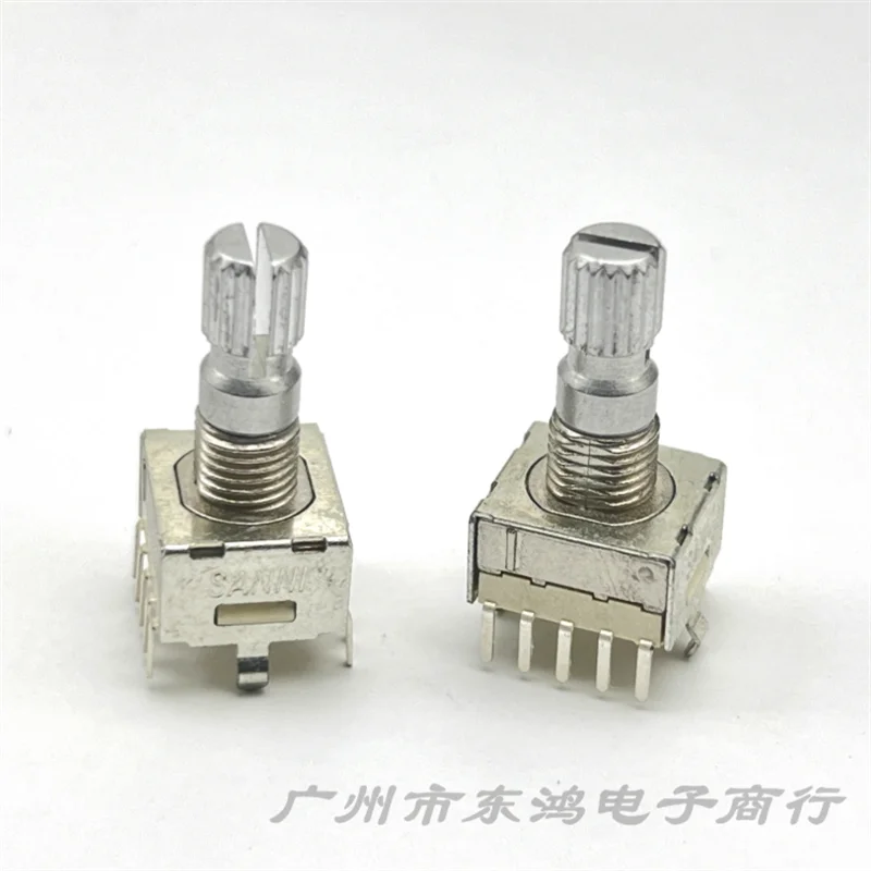 2 pieces of brand new original RS12B12 360 ° rotation, 4-speed 5-speed band switch, double row 10 foot handle, length 16mm