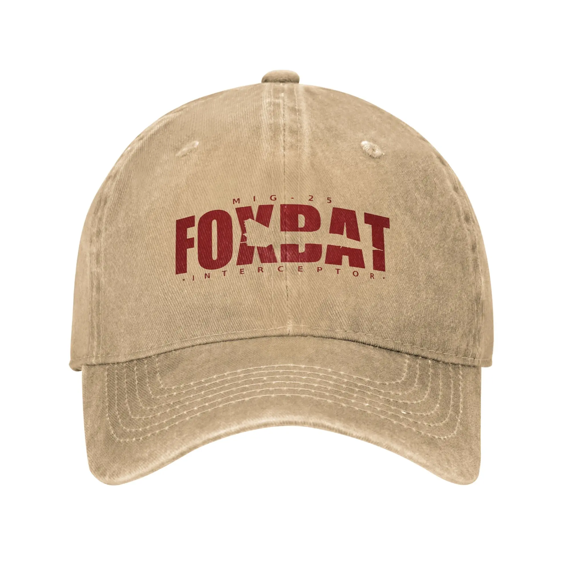 Unisex Mig-25 Foxbat Fighter Jet  Caps Merch Baseball Caps Retro  Snapback Hat Adjustable