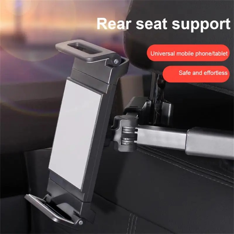 รถ Headrest ผู้ถือแท็บเล็ต 360 องศาหมุนสําหรับขาตั้ง iPad Auto หมอนที่นั่งด้านหลัง Bracket Travel แบบพกพา Road Trip