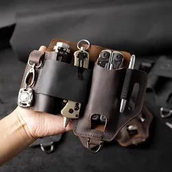 1PCS Multitool Sheath PU Leather Waist Bag Fanny Bag For Work And Daily Use, Gifts For Men, Secure And Convenient Tool Holder