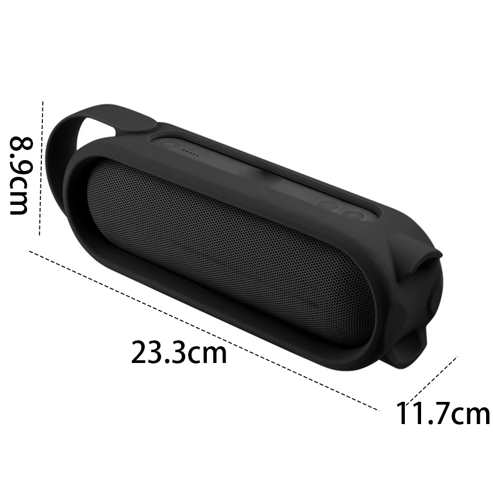 غطاء سيليكون لقرص يدق + ، محمول ، مكبر صوت لاسلكي ، حقيبة حمل للسفر ، مقاوم للصدمات ، واقي ، مضاد للخدش