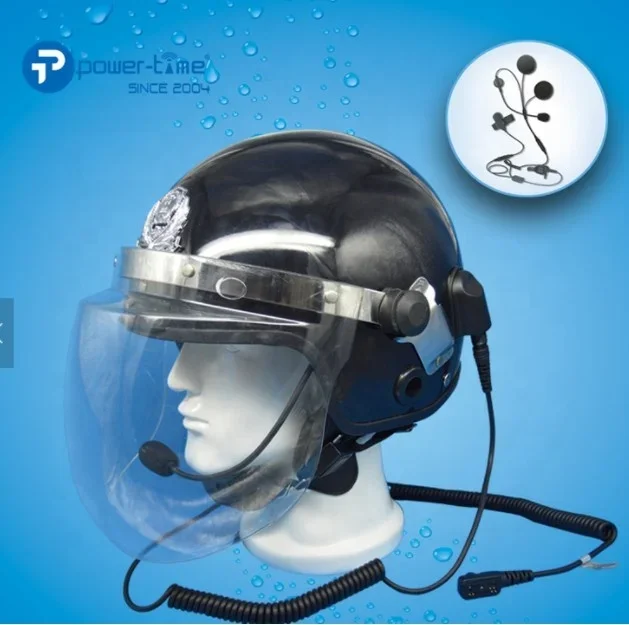 Conector QD Control remoto dedo PTT casco de motocicleta intercomunicador auriculares para Radio Hytera