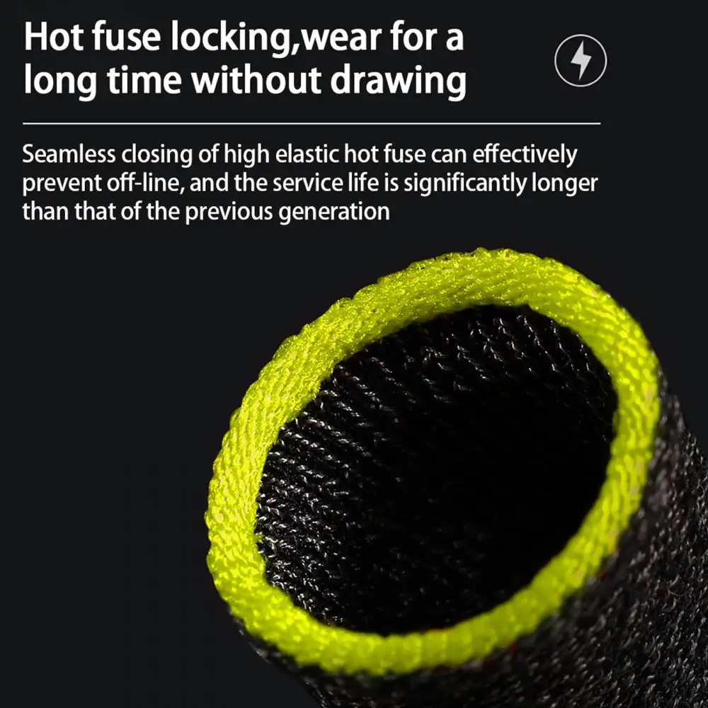 1 Pair Of Fingertips For Game PUBG Sleeve Breathable Finger Glove Sweatproof Anti-slip Phone Gamepad Cover For Mobile Device