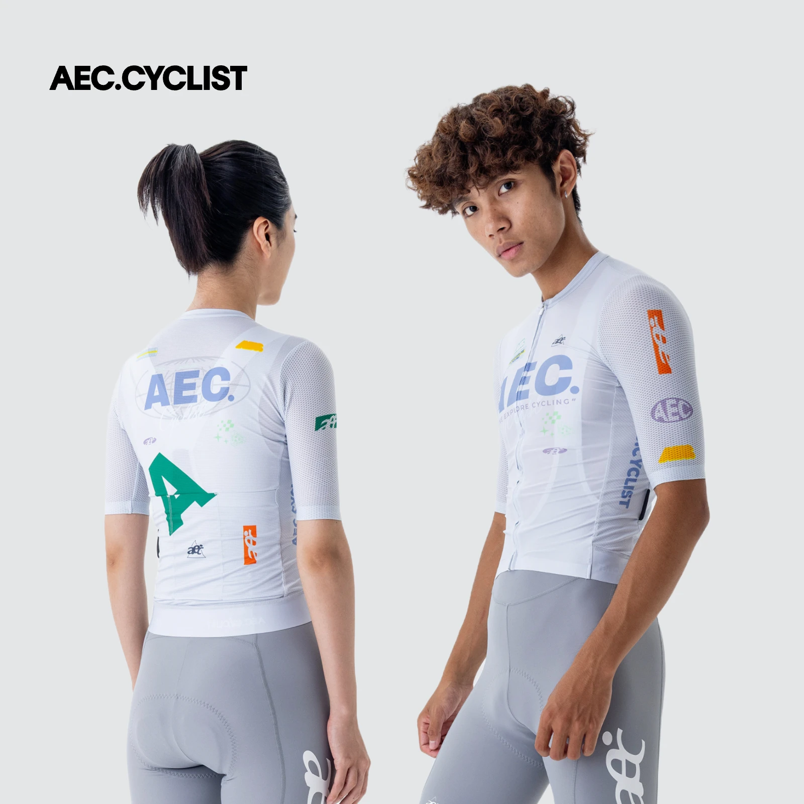 aec Vielseitiges Travel Series Damen-Kurzarm-Radtrikot – atmungsaktives Sommer-Rennrad-Oberteil (volle Szenenbekleidung)