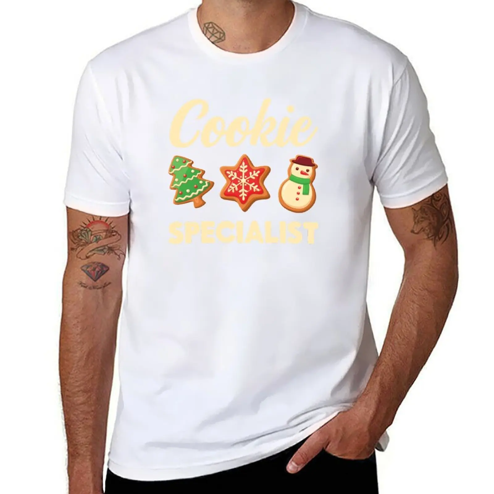 

Cookie Specialist for Christmas Cookie Lovers T-Shirt funny t shirts cotton g man t shirts for men T-Shirt