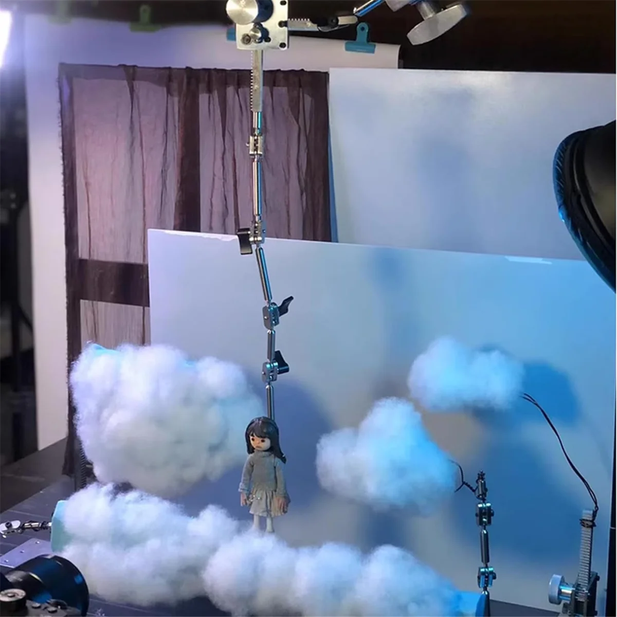 RTCX-Набор для анимации DIY-Stopmotion Rig Арматурная такелажная система с 5 разъемами для анимации, комплект для съемок стопового кронштейна