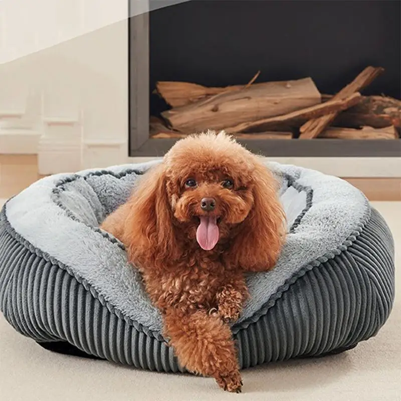 Small Dog Bed Cozy Soft Comfy Kennel Pad Thickened Anti-Slip Dog Sleeping Mattress Puppy Bed Mattress Cushion For Dog Sleeping