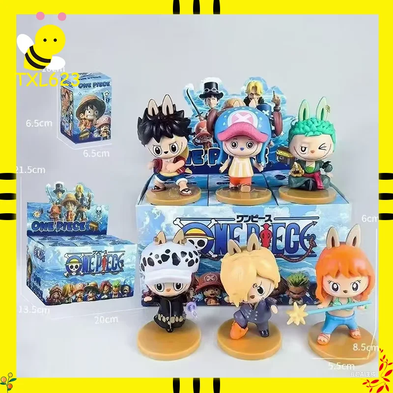 

New One Piece Blind Box Pirate Series Collectible Dolls Luffy Zoro Figurines Cute Desktop Ornaments Ideal Holiday Gifts for Fans