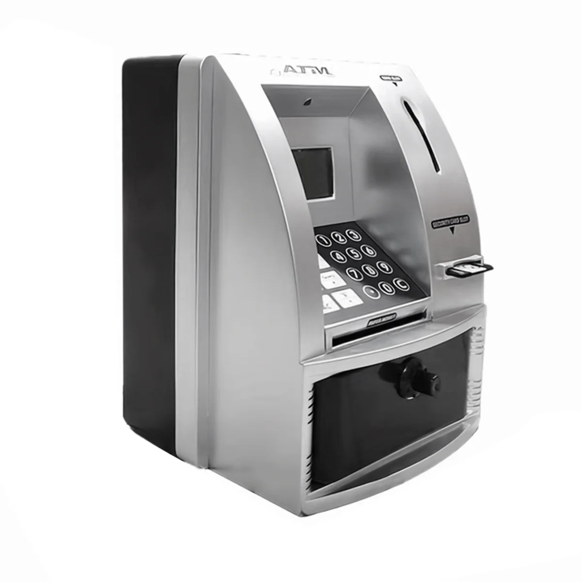 أفضل بنك ATM Piggy Bank للمال، صناديق النقود الورقية الصغيرة، آلة ATM الصوتية لتعليم إدارة المال للأطفال