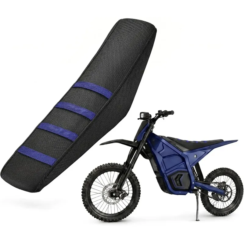 Für Yozma IN 10/Pro Elektrofahrrad E-Bike Roller Motorrad Sitzbezug Wasserdicht Rutschfest Partikel-Design PVC Weicher Sitzbezug