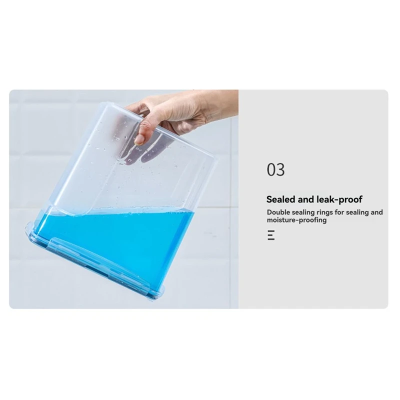 3D Printer PLA Filament Drying Box 1KG Material Tray Double Layer Sealing 4L Moisture Proof Storage Container Blue