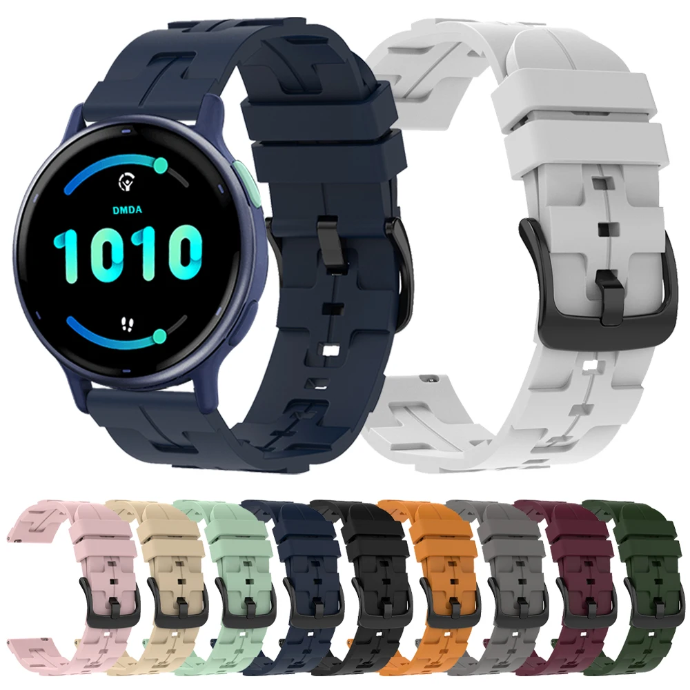 Silicone Watch Strap For Garmin Venu 3 Band Forerunner 265 255 245 165 Music Vivoactive 4 Bracelet Garmin Venu Sq Plus 20mm 22mm