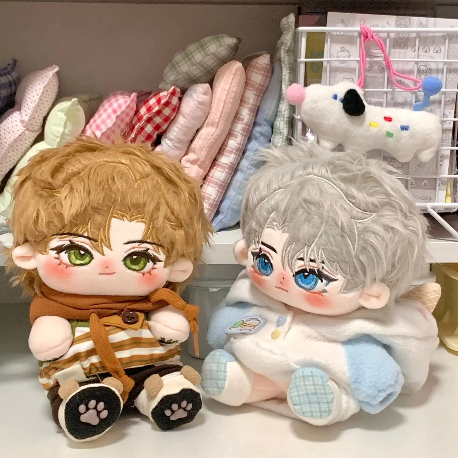 

Pre-Order Lezhin Comics Korean BL Manhwa Nerd Project Andrew/Luke 20cm D oll Cute Bbay Send in 120days No Clothes