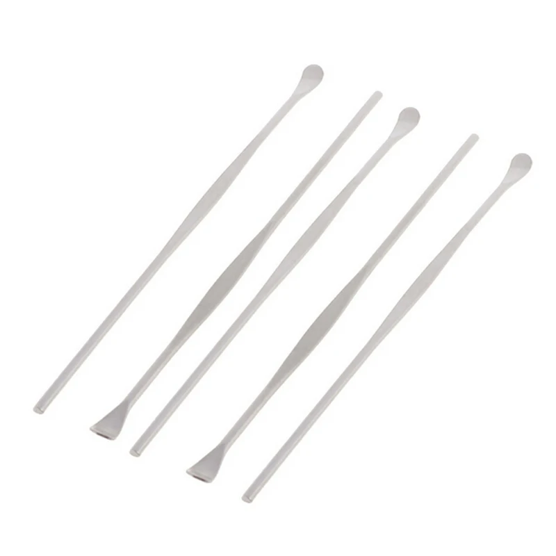 

5 Pcs Stainless Steel Ear Pick Wax Curette Remover Cleaner Care Tool EarPick