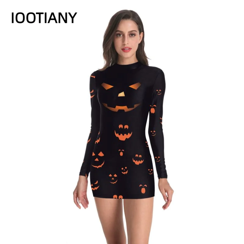 Iwing TIANY-Robe d'Halloween pour Femme, Costumes de Cosplay d'Horreur Effrayants, Infirmière Sanglante, Robe de Zombie, T-shirts