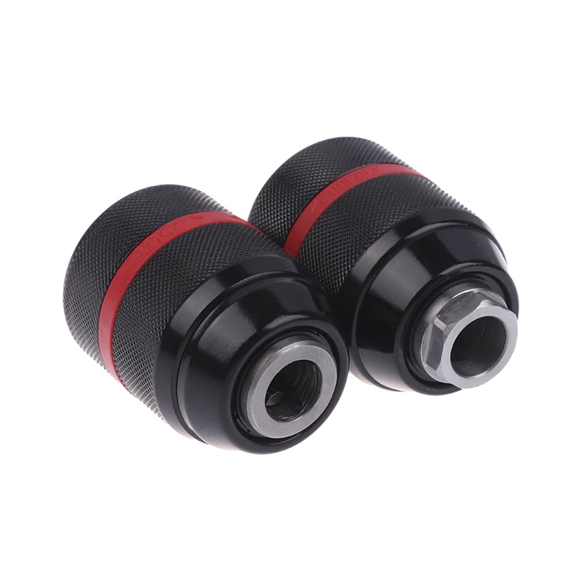 Mandril de catraca com travamento automático sem chave - Adaptador de broca de troca rápida de 10/13 mm para bits, torneiras e soquetes