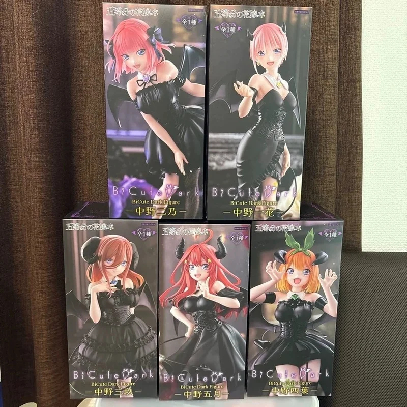 

Japanese Authentic In-Stock FuRyu Quintessential Quintuplets BCD Nakano Miku Black Angel Scene Figure Model Ornament Toys Gifts