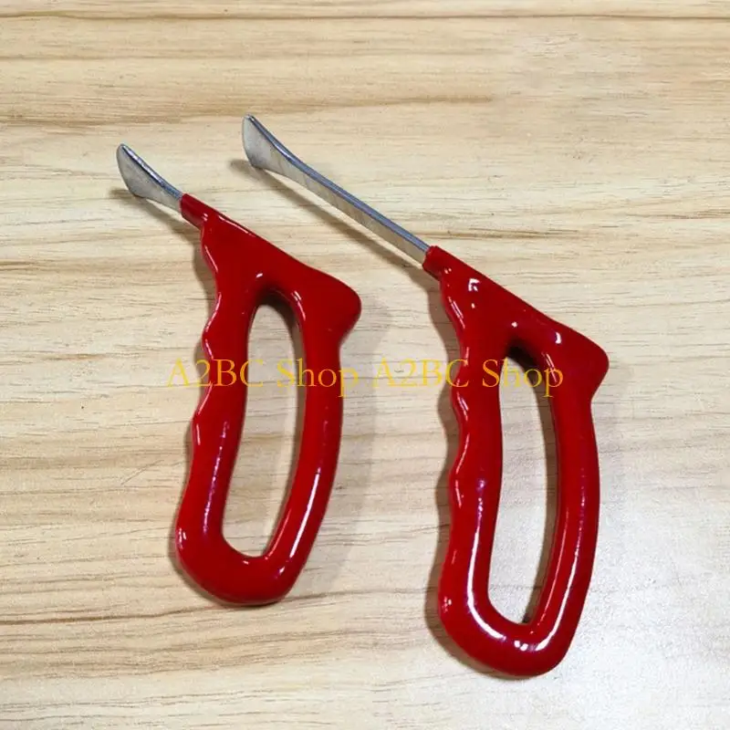 A2BC 2-Piece Body Repair Hand Set, Mini Steel Spatulas with Narrow Flat Working Ends for Vehicle Exterior Detail Adjustment and