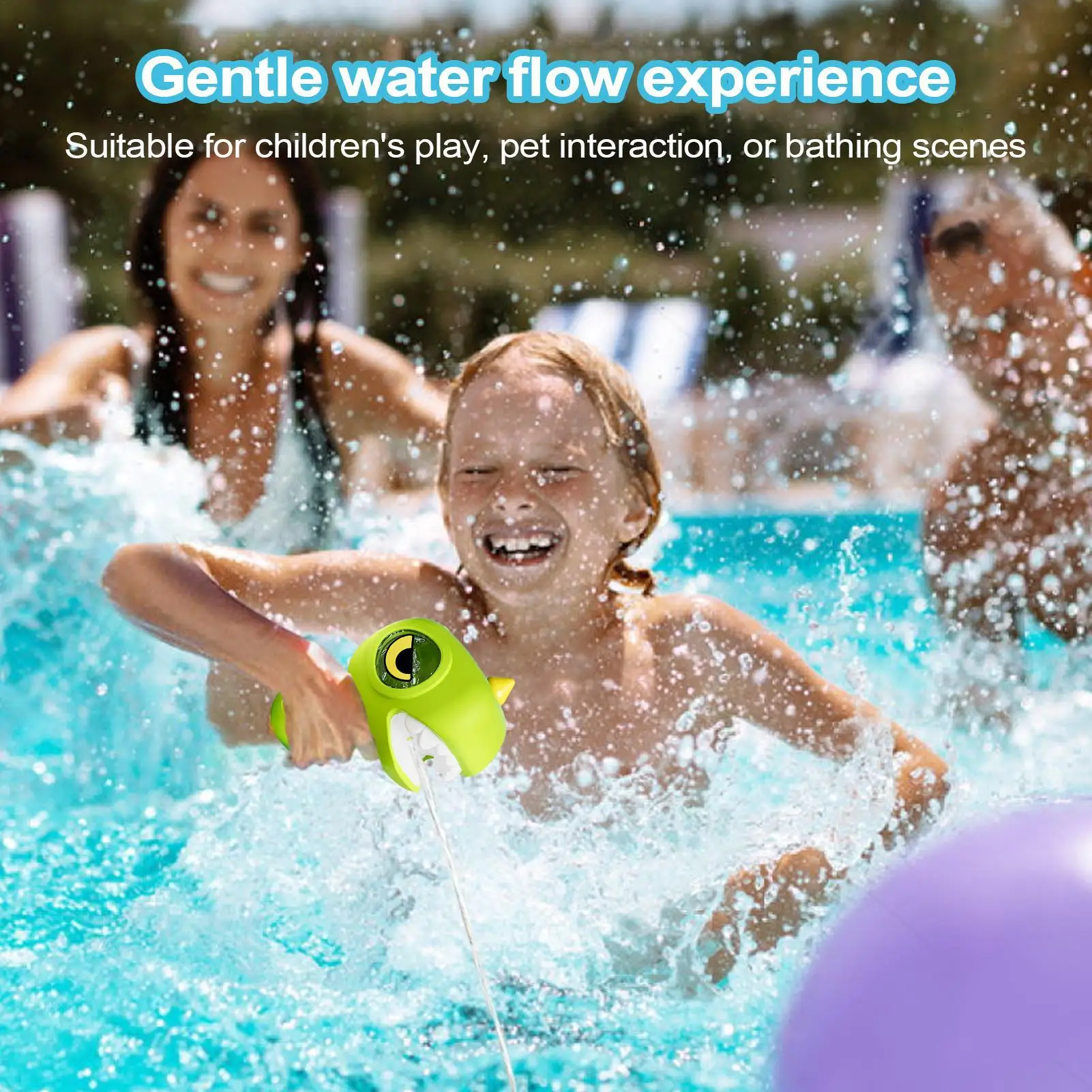 

Water Soaker Toy Cartoon Water Squirter Toy Press Control Long-Range Spraying Equipment For Hot Days Swimming Pool Playground