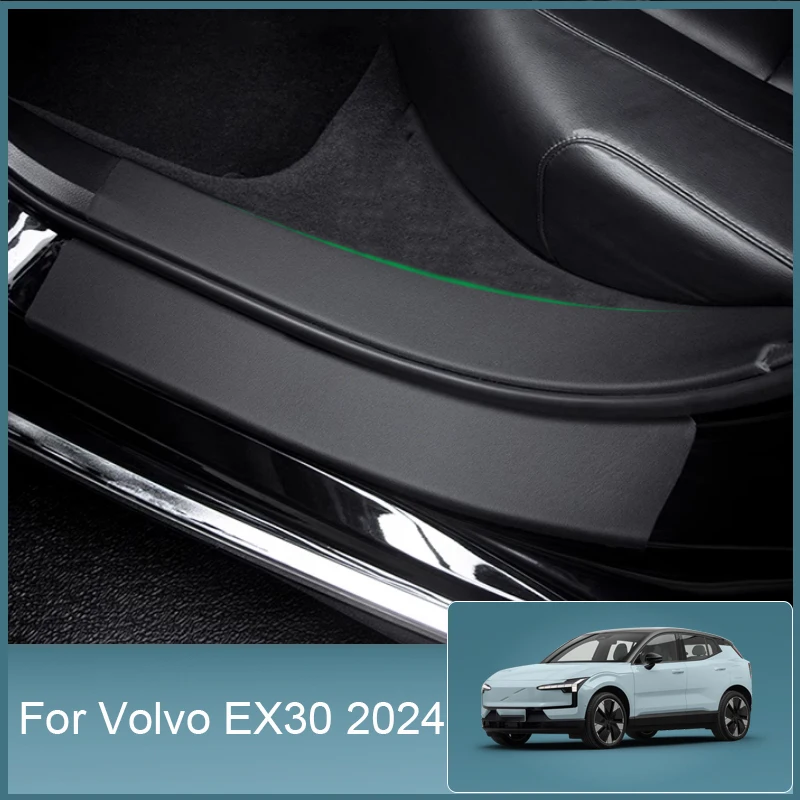 

For VOLVO EX30 2024 Car Door Sill Sticker Anti Scratch Auto Inner Exterior Threshold Guard Trunk Protect Film Accessories