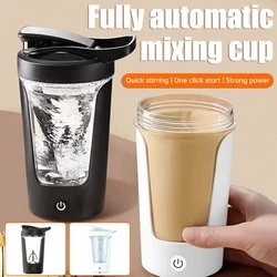 Bottiglia di agitatore di proteine elettrico da 350ML frullatore di miscelazione a vortice completamente automatico tazza di caffè al latte a tenuta stagna tazza di Fitness Thermos