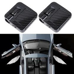 2Pcs Car Door LED Shadow Lights Angel Wings Emblem Wireless Auto Door Lamp Universal Vehicle Accessories Decoration