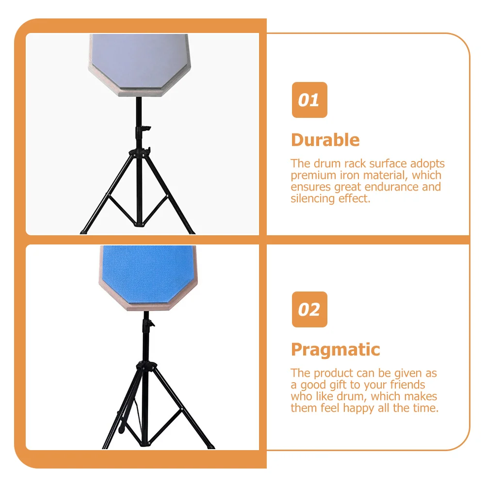 Adjustable Metal Shelf Supports Drum Racks Inch Dumb Tripod Practice Pad Rack Bracket for Music Equipment Accessories