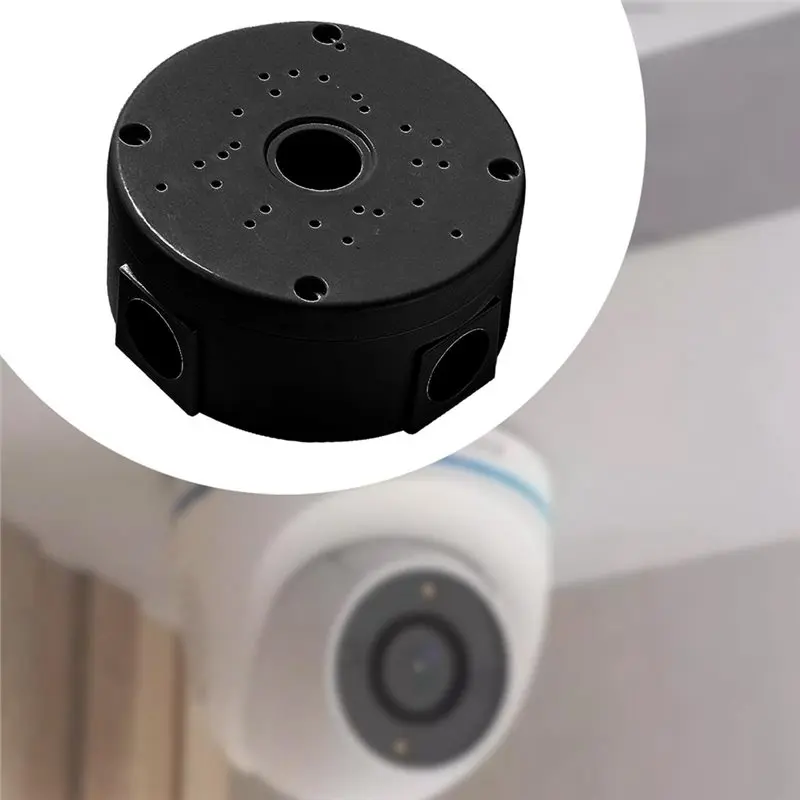 B24B For Dome/IP Camera Compatible Junction Box Cable Deep Base Waterproof Mount Bracket Camera Surveillance Bracket