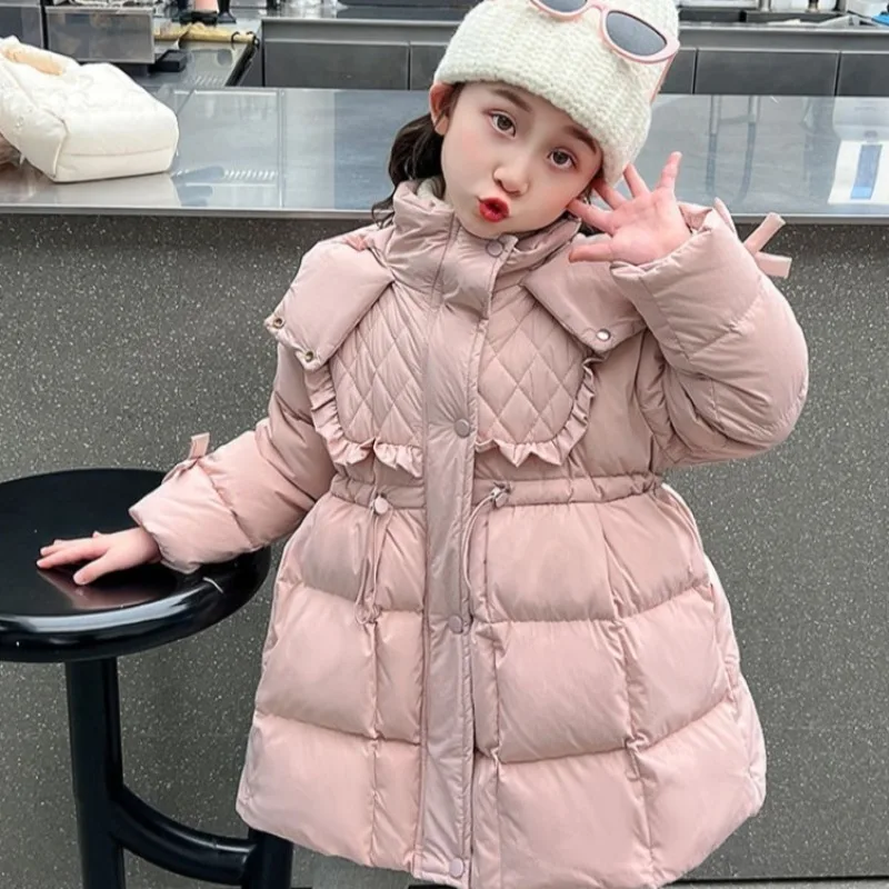 

Cute Winter Cotton Coat for Girls Trendy Baby Girl Padded Jacket Stylish Seasonal Outerwear 2025