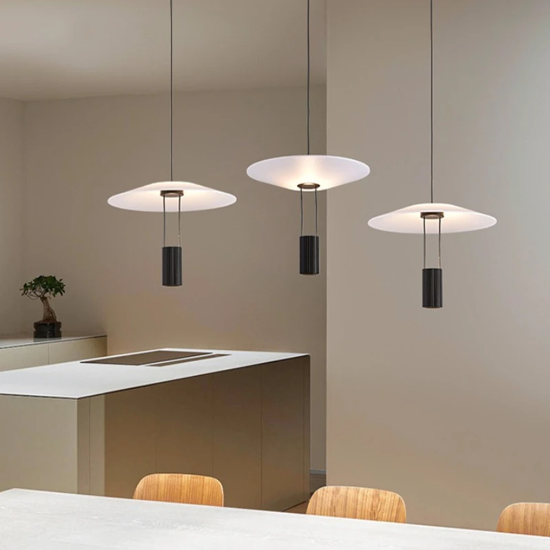 

Modern Minimalist Pendant Lights Acrylic Lampshade Design LED Chandelier for Living Room Decor Dining Table Lighting Fixtures