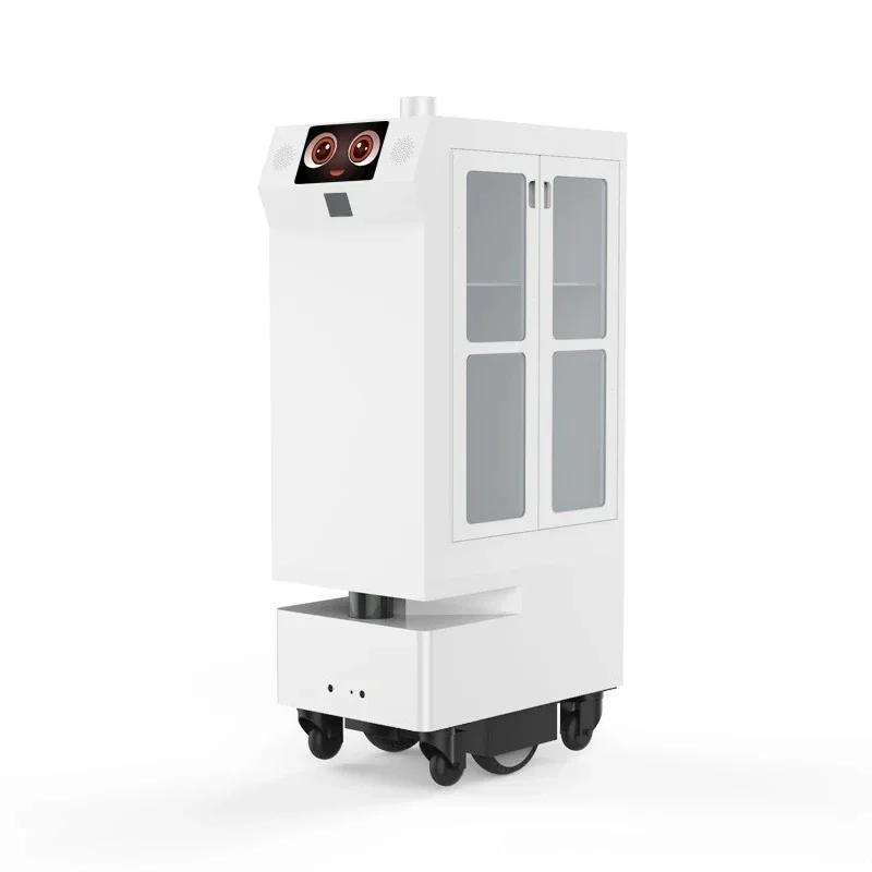 Automatic Obstacle Avoidance Direct Medical Restaurant  Hotel Office Assistant AI Mobile Robot Intelligent Delivery Robot