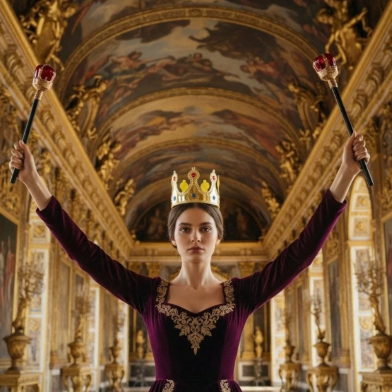 

Комплект из двух предметов: аксессуары для костюмов короля: золотая корона и королевский скипетр - идеально подходит для тематических костюмированных мероприятий.