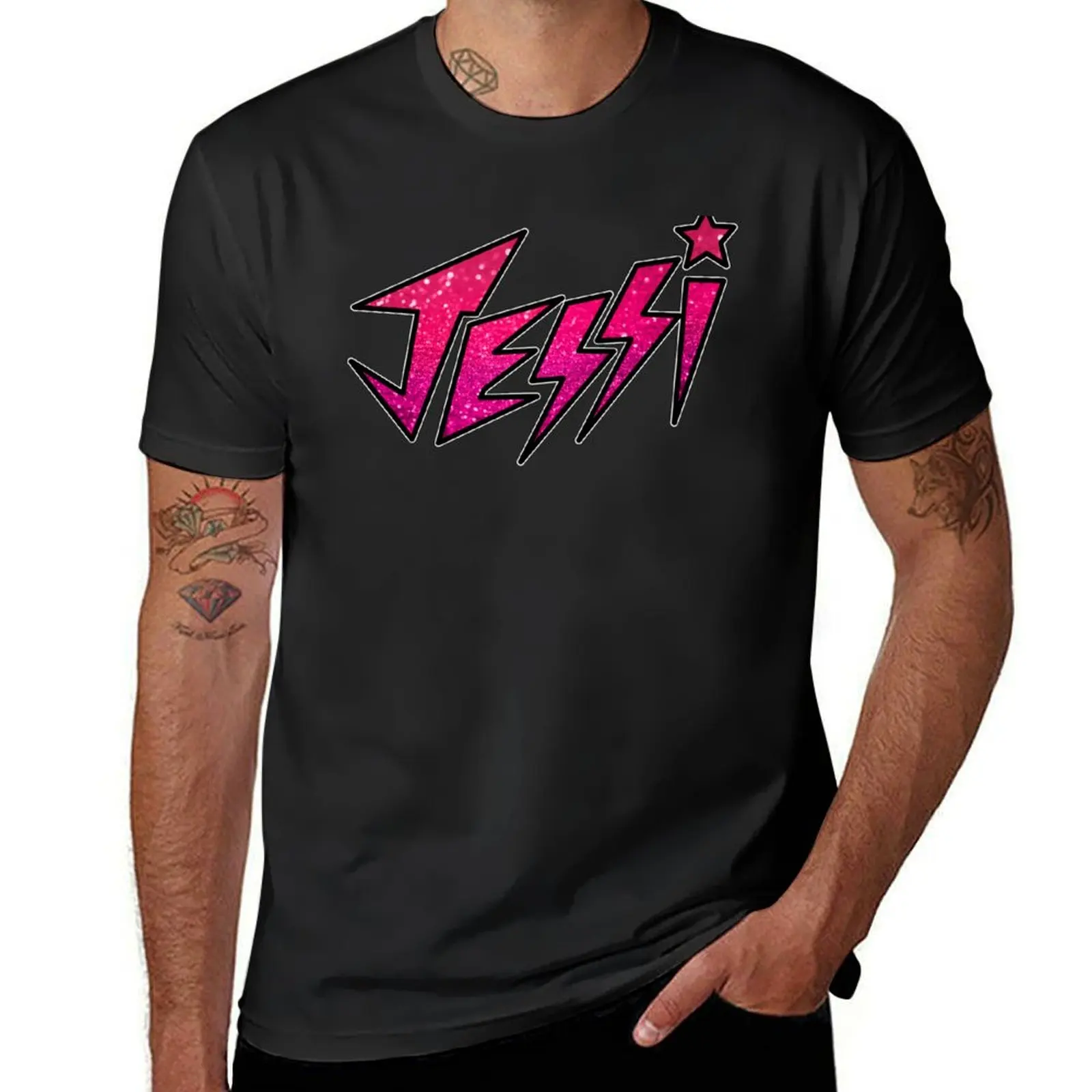 Jessi T-Shirt korean fashion customizeds Short sleeve tee summer top plain t shirts men