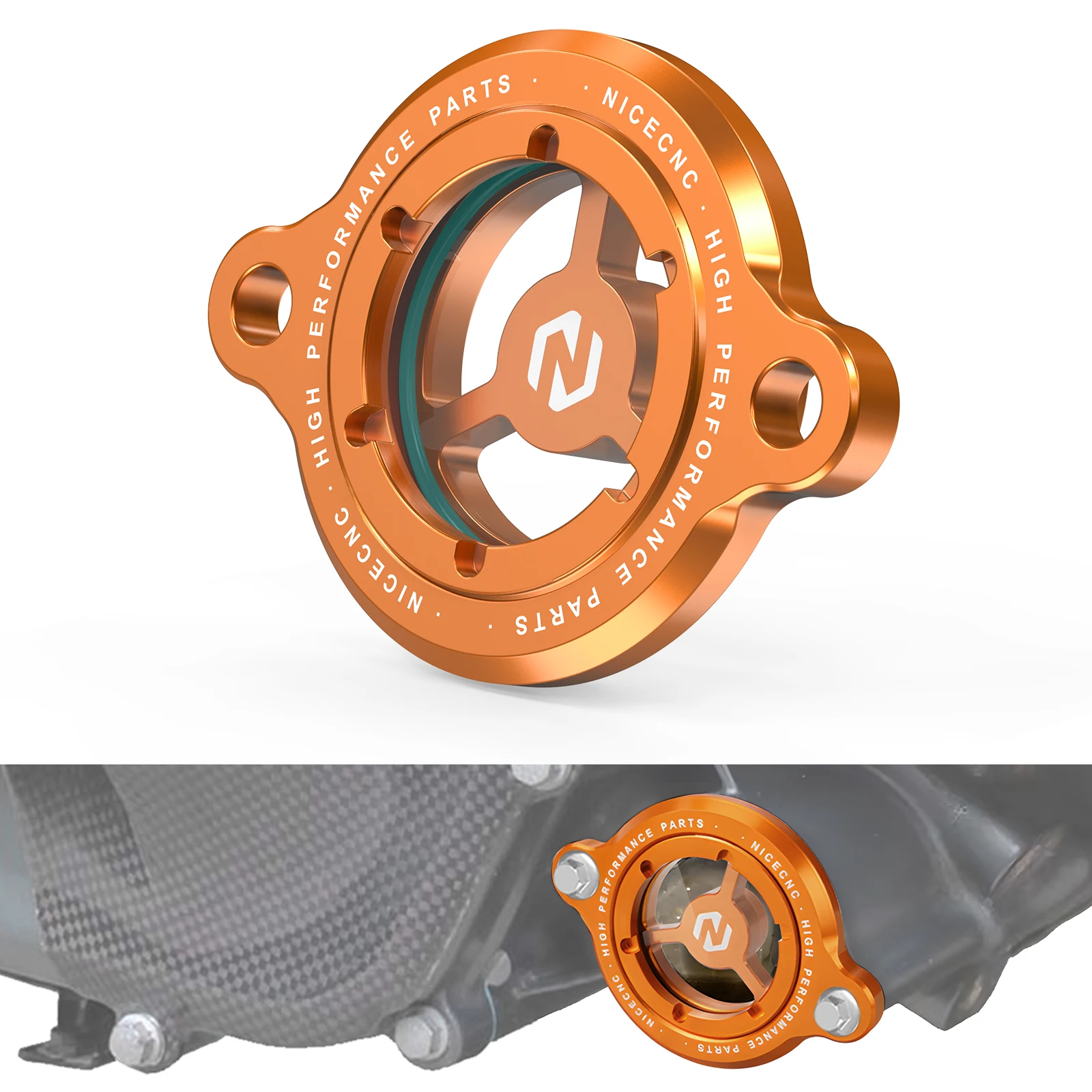 

For KTM 390 Adventure 2020-2023 2022 Oil Filter Cover Cap Duke 125 200 250 390 2016-2023 RC 125 200 390 2017-2023 250 Adventure