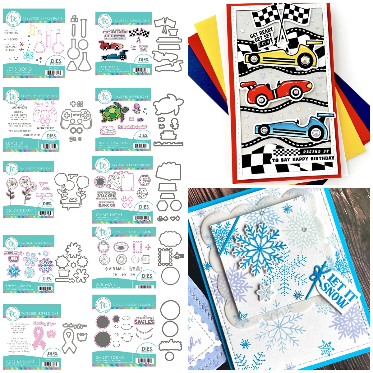 Newest Air Mail Stamp & Die Combo Metal Cutting Dies Stamps Scrapbook Diary Decoration Embossing Cut Dies Template DIY Greeting