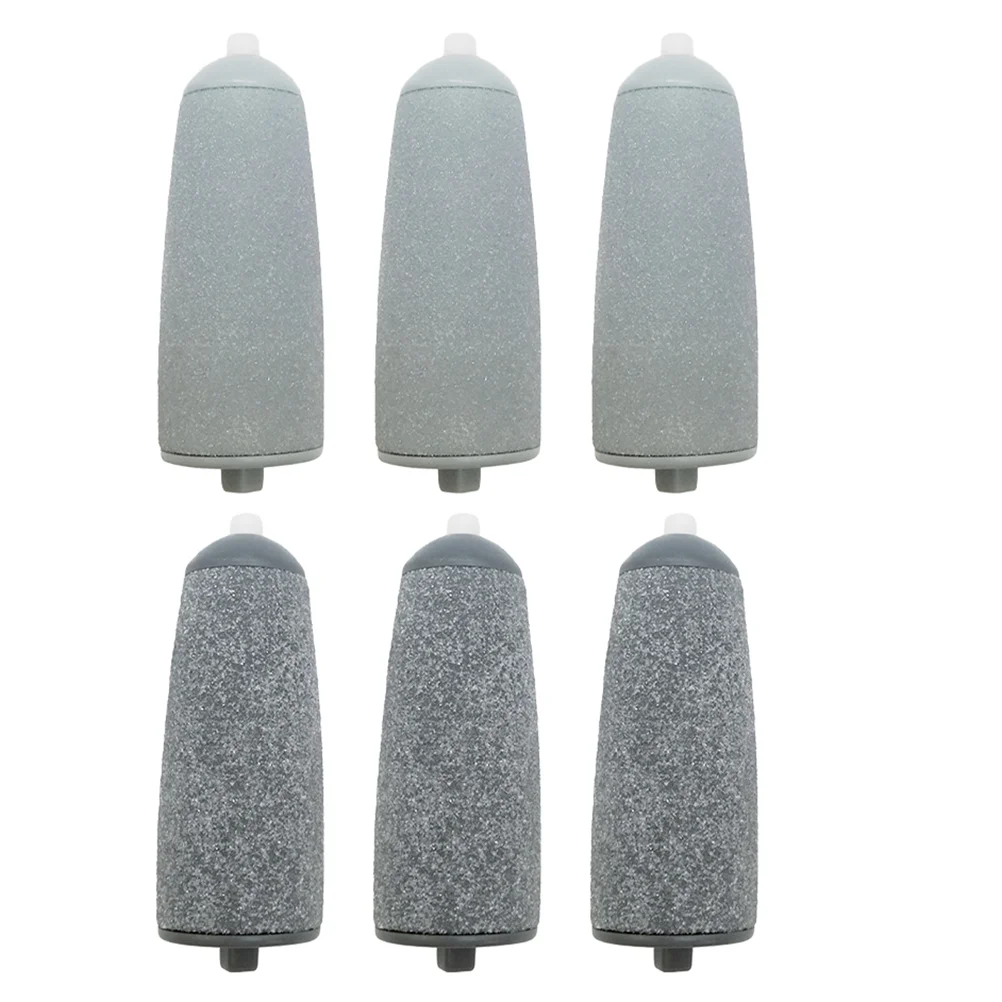 

6 Pcs Foot Grinder Replacement Head Roller Heads for File Pedicure Tools Feet Electric Callus Removers Electronic Quartz Sand