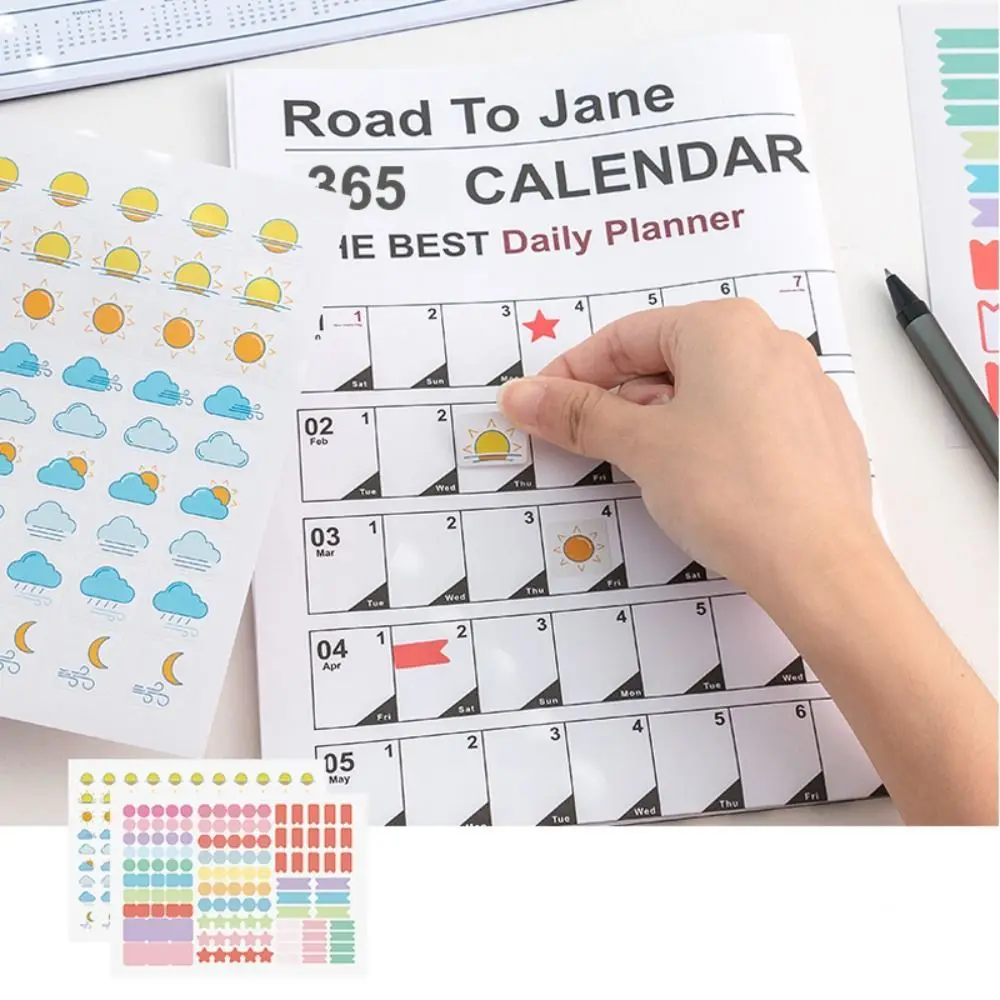 Muur Opknoping Kalender 2024 Nieuwe Jaarlijkse Planner Blad Memo Pad To Do List Agenda Schema Organizer Checklist Home Office Decor