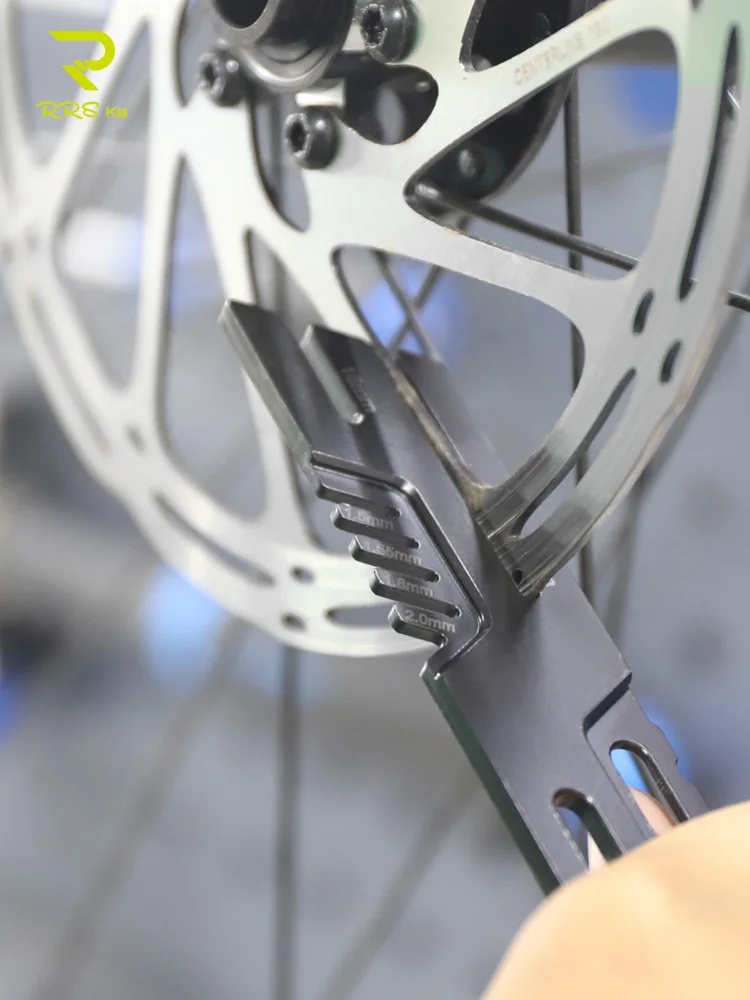 AliExpress rrskit RRSKIT Bicycle Disc Brake Disc Rotor Multifunctional Correction Wrench Bike Disc Rotor Truing Fork Tool Disc Runout Gague Wrench