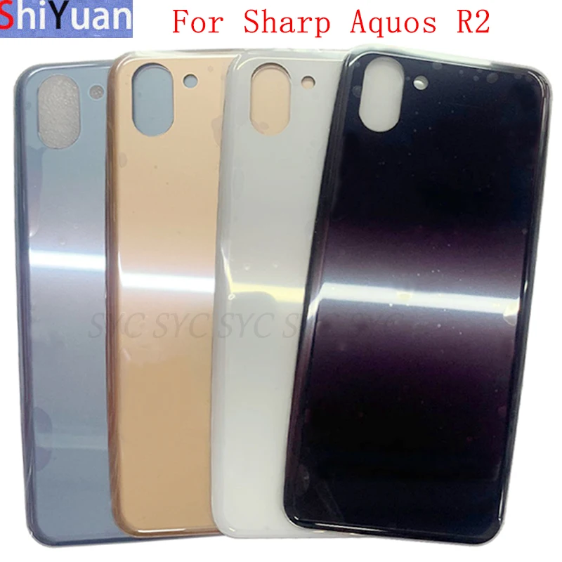 

Battery Cover Rear Door Housing Case For Sharp Aquos R2 Back Cover with Logo Replacement Parts