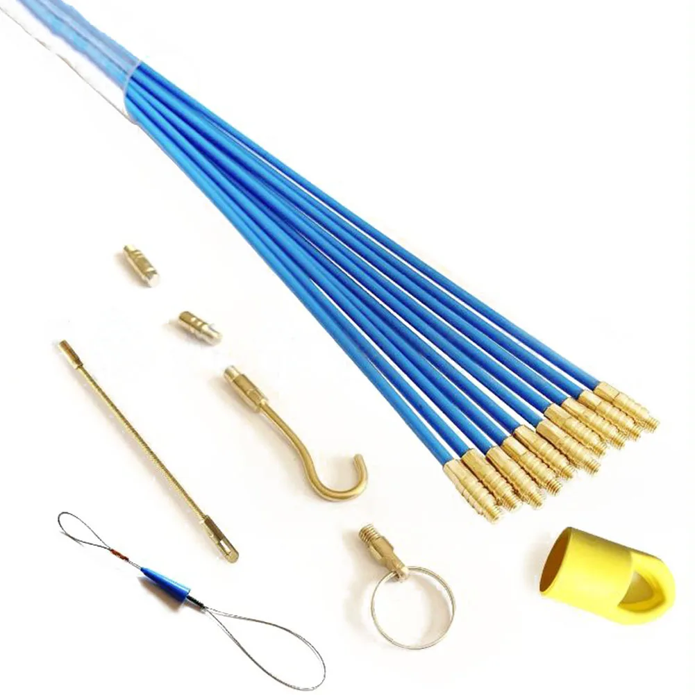 Cable Electrical Fishing Tape Cable Entry Kit 4 X Brass Push-pull Rods Actual Color Installing Cables Wear-resistant