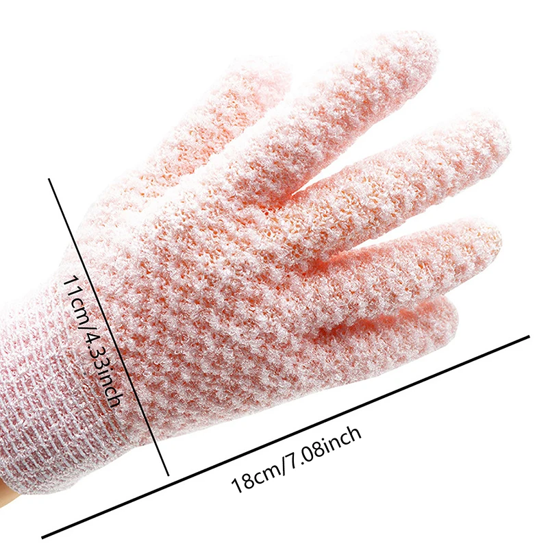 1PCS Bath For Peeling Exfoliating Gloves Mitt Shower Scrub Gloves Massage For Body Scrub Sponge Wash Skin Moisturizing SPA