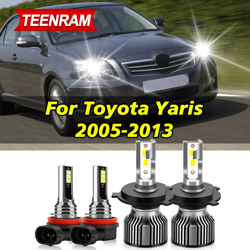

Canbus LED Headlights 40000LM Auto Headlamps 6000K White 12V Fog Lights For Toyota Yaris 2005-2007 2008 2009 2010 2011 2012 2013