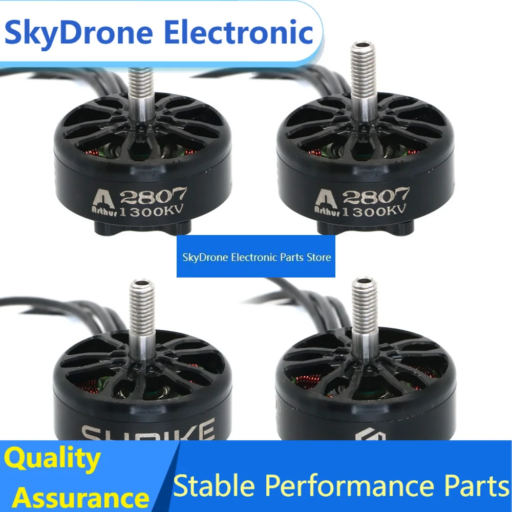SkyDEl4pcs FLASHHOBBY Shirke A2807 2807 1300KV Brushless Motor For FPV Freestyle 7inch Long Range LR7 Model