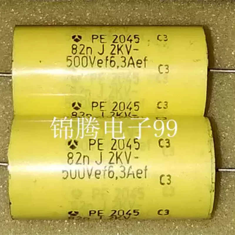 1-10 pcs brand new French Thomson PE2045 0.082UF 2KV 82NF 2000V fever axial capacitor