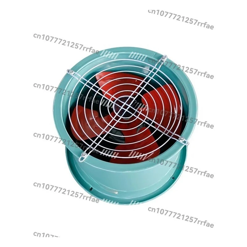 Electric axial flow duct fan High speed air extractor Silent industrial warehouse ventilation