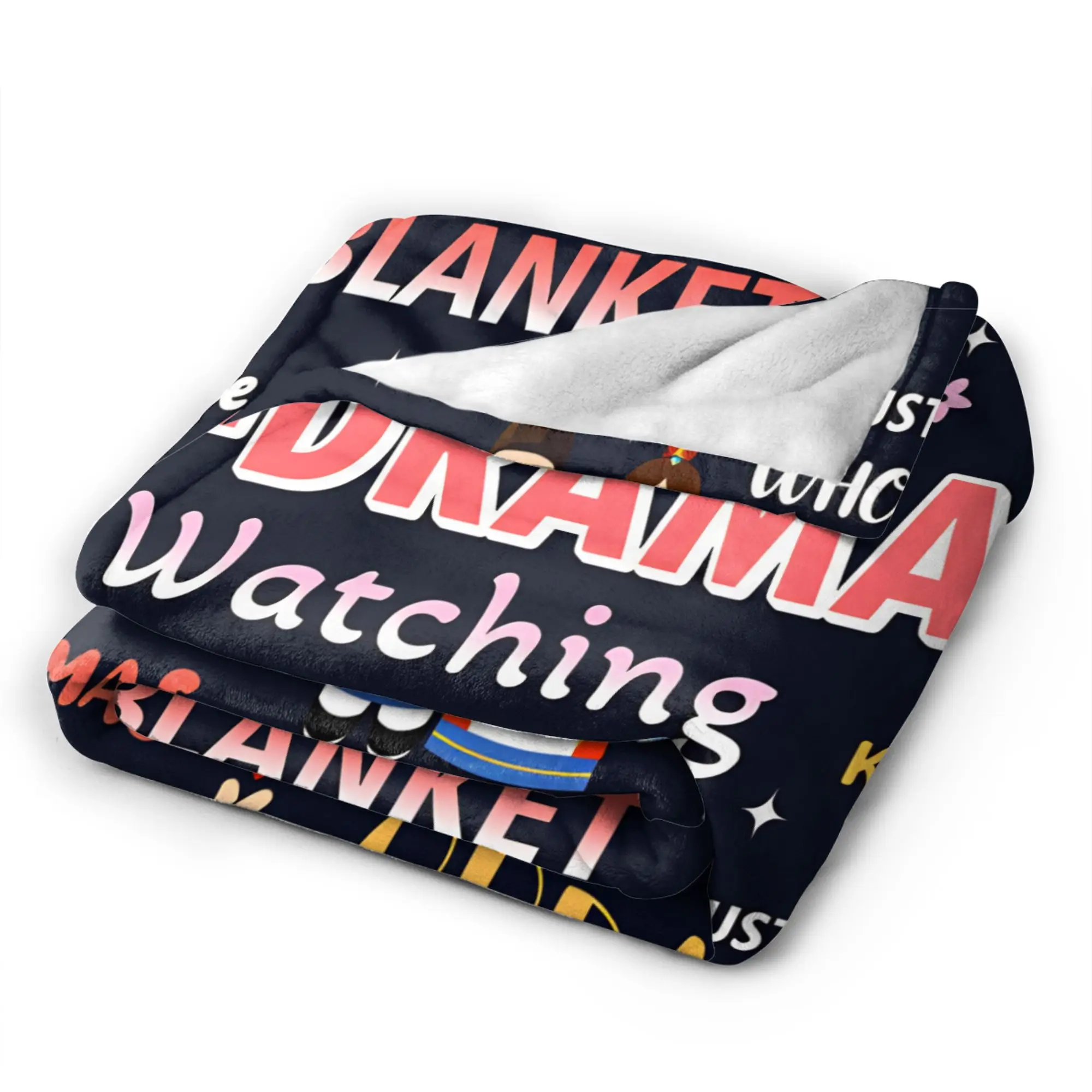 K-Drama K Pop Korean Blanket Quality Super Warm  Throw Blanket Winter Child Home Decor Funny Bedspread