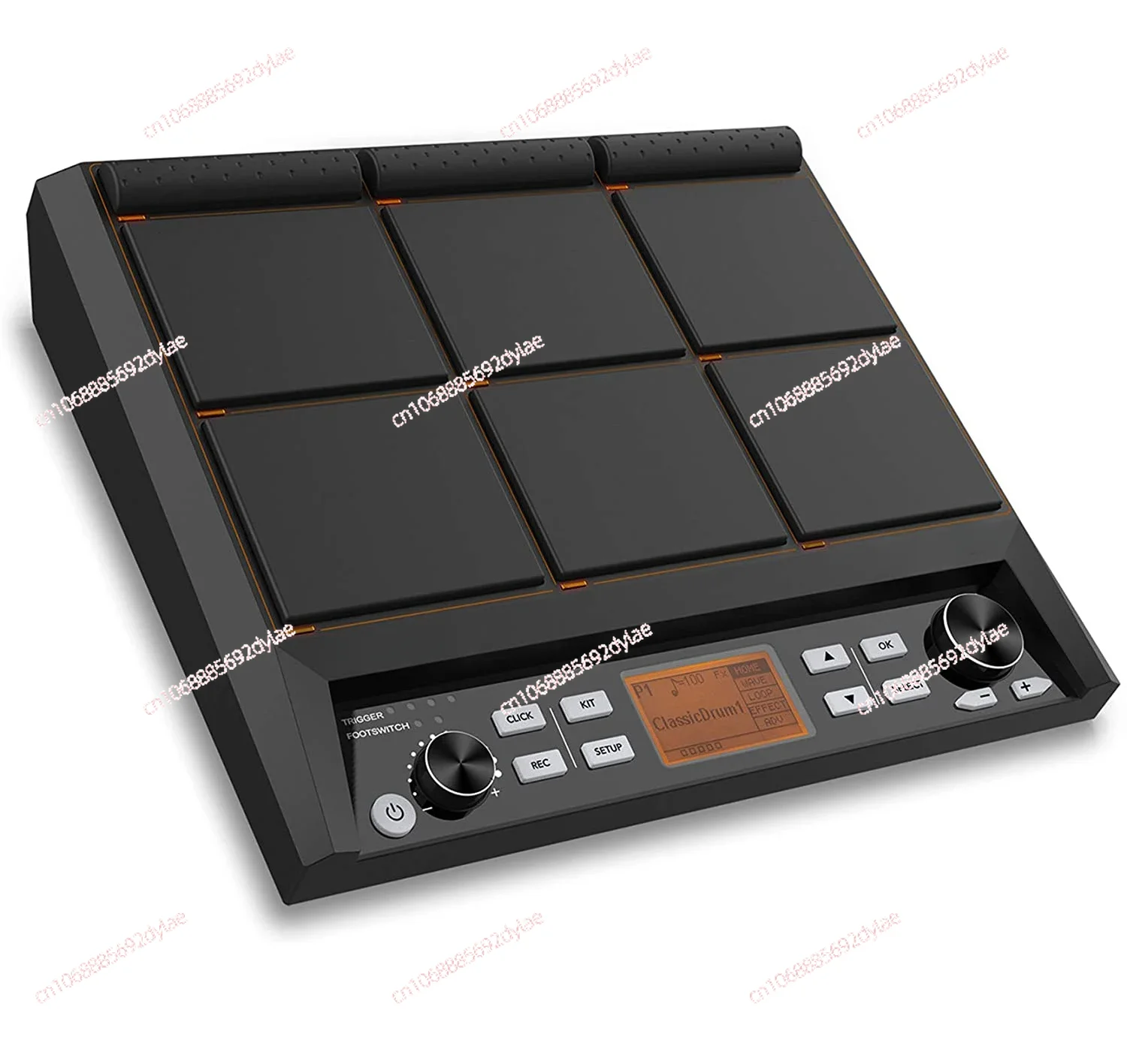 Percussion Pad 9-Sample Pad All-in-one Multipad Tabletop Electric Drum Set